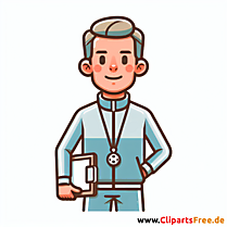 Fußballtrainer Clip Art - Bilder zum Thema Fußball