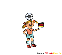 Mädchenfussball Bild-Clipart