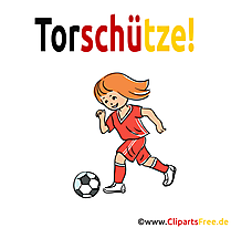 Mädchenfussball Clipart Bild kostenlos