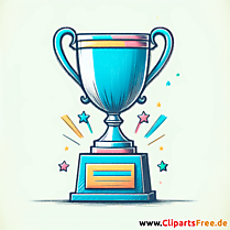 Pokal für Meisterschaft Clipart - Bilder zum Thema Fußball