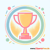 Pokal Clipart - Bilder zum Thema Fußball