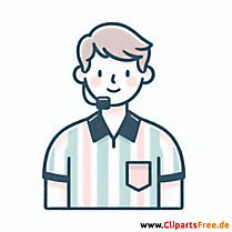 Schiedsrichterassistent Clipart - Bilder zum Thema Fußball