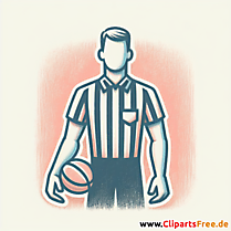 Schiri Clip Art - Bilder zum Thema Fußball