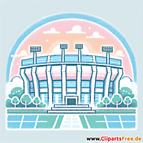 Stadion Clipart - Bilder zum Thema Fußball