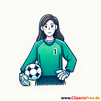 Torwarttrainer Clipart - Bilder zum Thema Fußball