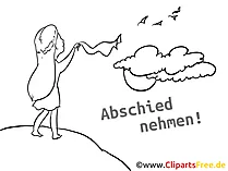 Abschied Karte