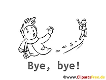 Bye, bye Card, Clip Art, Image