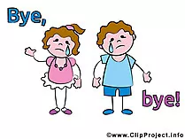 Clipart Abschied