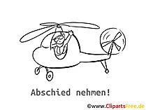 Karte zum Abschied selbst gestalten