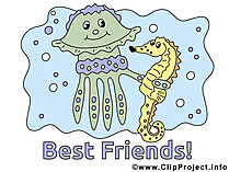 Kostenlose Gaestebuchbilder - Beste Freunde