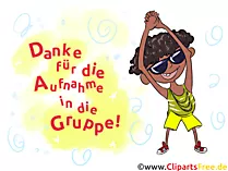 Coole Bilder für WhatsApp, Facebook, Instagram und weitere soziale Netzwerke - Danke für Aufnahme
