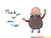 Thank you for adding me - Pics for Facebook, WhatsApp and other social networks
