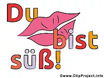 Kussmund Clipart