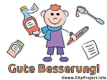Gute Besserung Karte