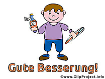 Gute Besserung Sprüche für Kollegen