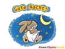 Grußkarte Gute Nacht, Nachtgrüsse kostenlos