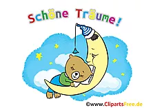 Grusskarten Gute Nacht gratis