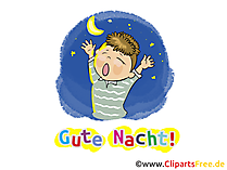 Grußkarten Gute Nacht, Nachtgrüsse