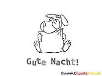 Gute Nacht Cartoon zum Download und Ausmalen Gute Nacht Cartoon zum Download und Ausmalen