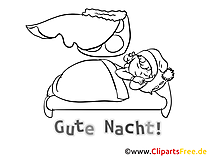Gute Nacht Karte zum Download und Ausmalen gratis Gute Nacht Karte zum Download und Ausmalen gratis