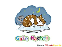 Gute Nacht Karten kostenlos