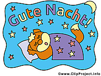 Gute Nacht Katze Bild