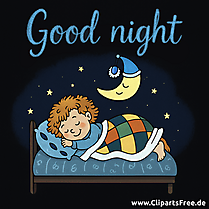 Gute Nacht Wünsche für Kinder