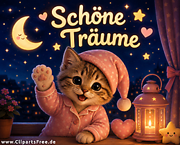 Liebe Abengrüße schöne Grußkarte