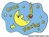 Mond und Sterne Bild