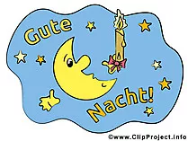 Mond und Sterne Bild