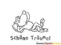 Schlaf schön Bild zum Download und Ausmalen Schlaf schön Bild zum Download und Ausmalen