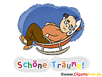 Schlafen Clipart, GB Bild, Cartoon, Grafik, Illustration gratis