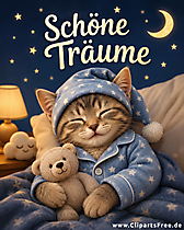 Schöne Träume Clipart