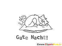 Träum Schön Bild zum Download und Ausmalen