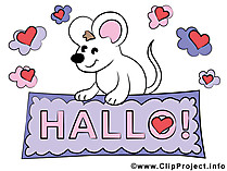 Clipart Hallo