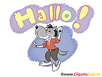 Hallo GB Bild, Clipart, Status Bild, Grusskarte
