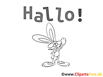 Hallo Malvorlage