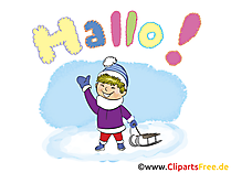Lustige eCards Hallo