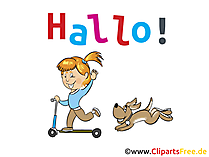 Lustige GBS Hallo
