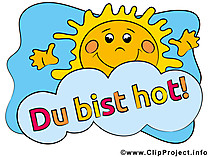 GB Bilder Sprüche - Du bist hot!