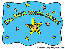 Komplimente Bilder - Du bist mein Star