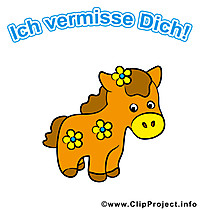 Ich Vermisse Dich Karte