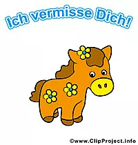 Ich Vermisse Dich Karte