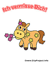 Libeskummer Karte - Vermisse Dich sehr