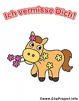 Libeskummer Karte - Vermisse Dich sehr