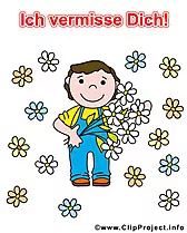 Vermisse Dich Cliparts