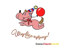Alles Gute auf Polnisch Bild, Clipart, Glückwunsch