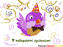 Geburtstagswünsche auf Polnisch für Kinder Bilder, Cliparts