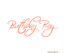Birthday Boy Vintage Text zum Drucken