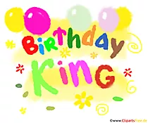 Birthday King Bild für T-Shirt Design